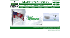 Desktop Screenshot of martinsnursery.com